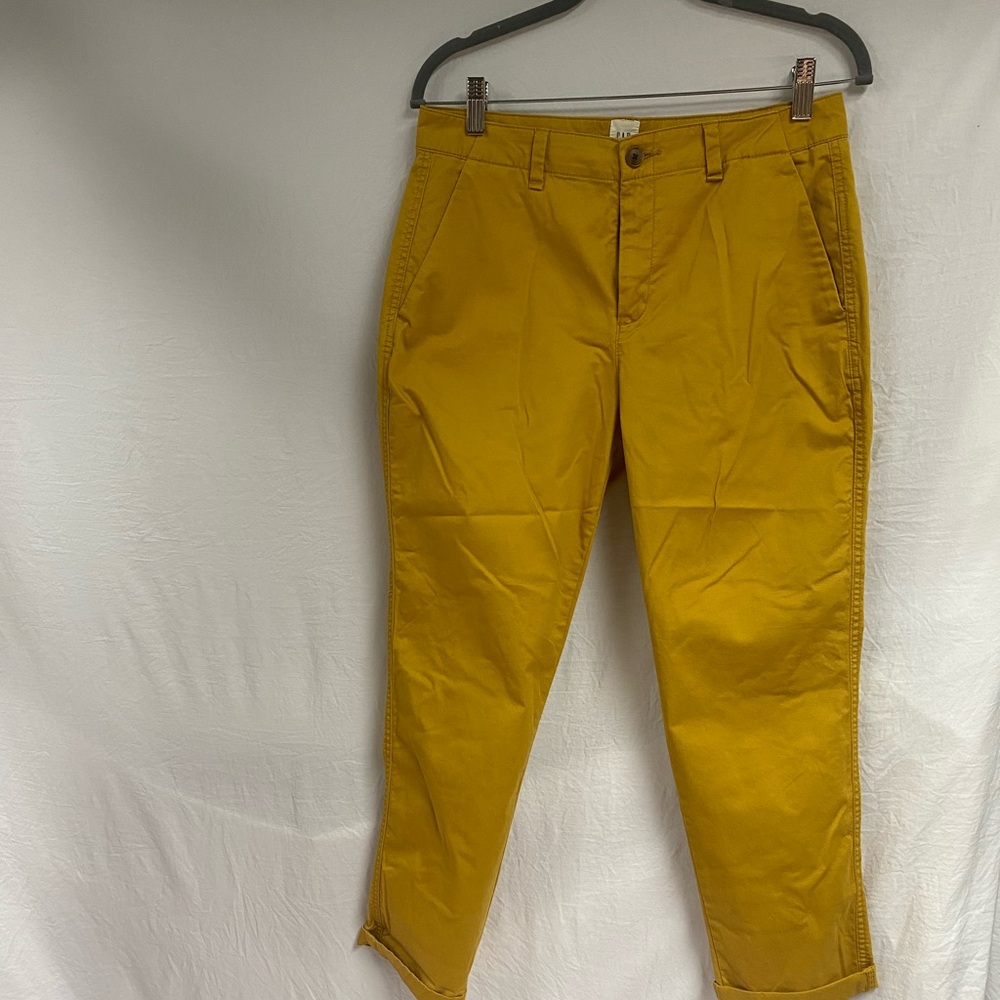 Gap chino pants, Size 6 ,Yellow Mustard color